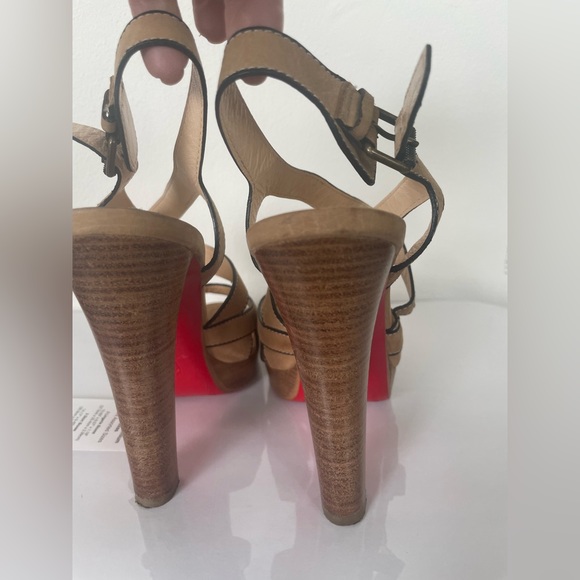 Christian Louboutin platform sandal 36.5 - Picture 2 of 7